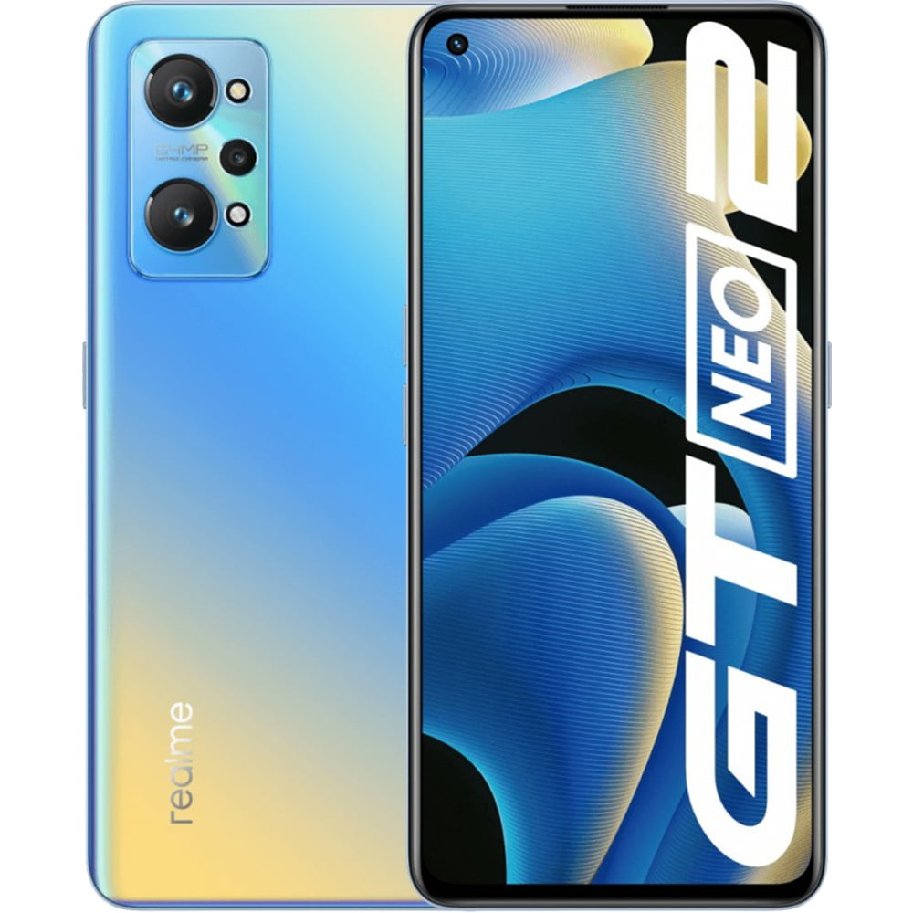 REALME GT Neo 2 Dual Sim Fizic 256GB 5G Albastru Neo Blue 12GB RAM, vine la pachet cu un afisaj impresionant de 120 Hz