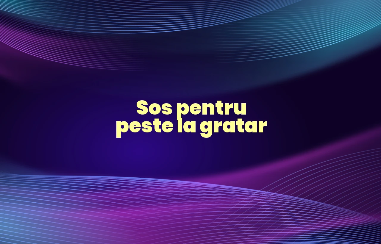 sos pentru peste la gratar