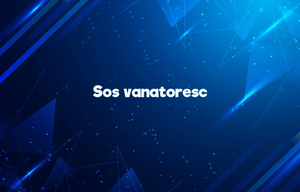 sos vanatoresc