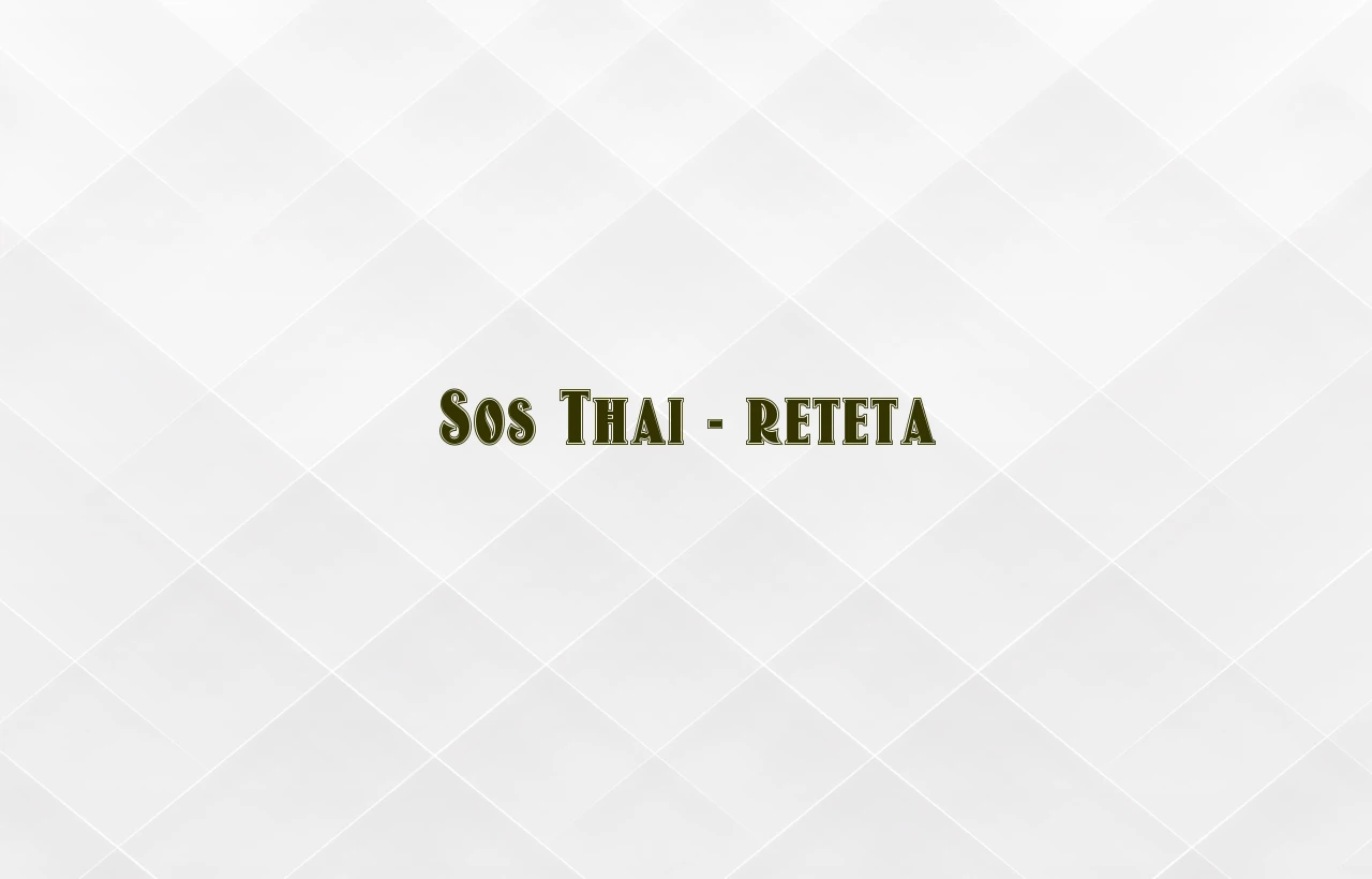 sos thai reteta
