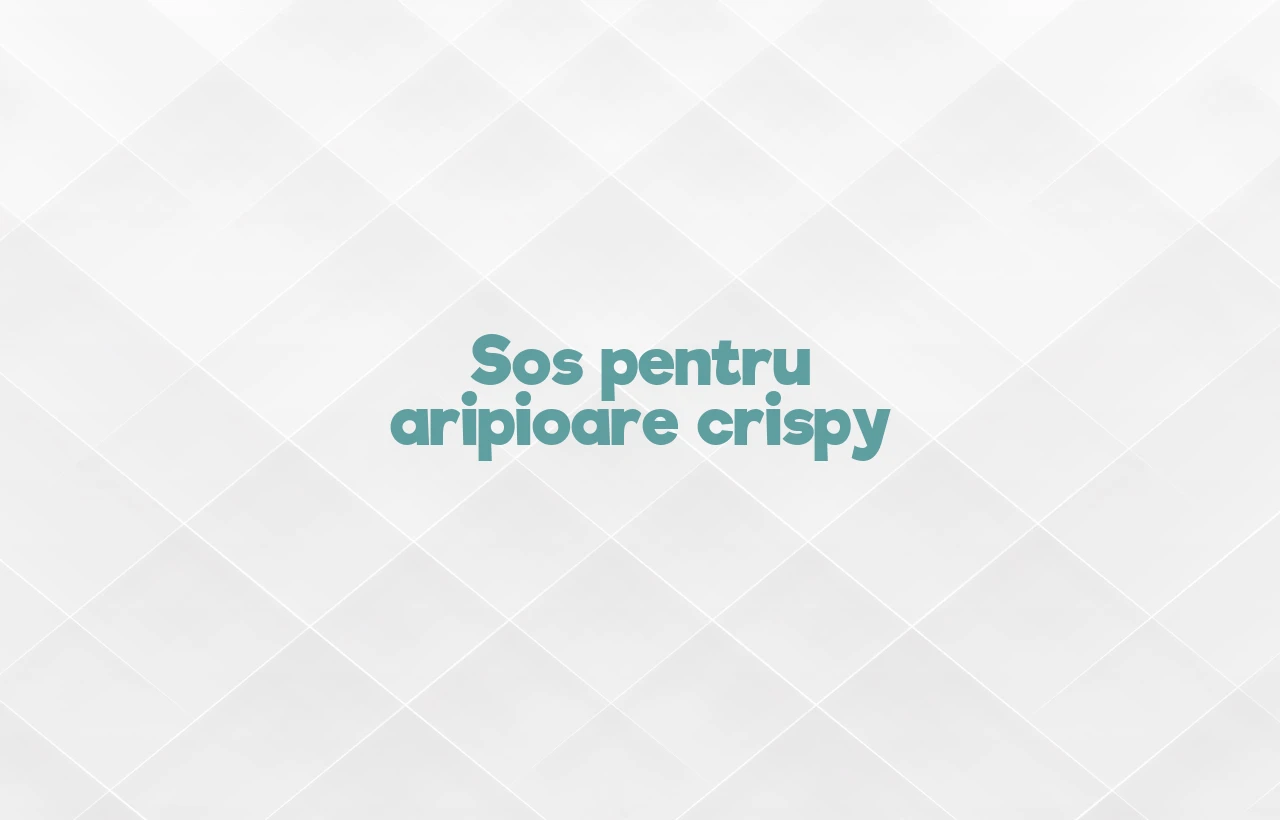 sos pentru aripioare crispy