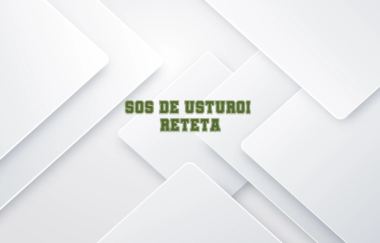 sos de usturoi reteta