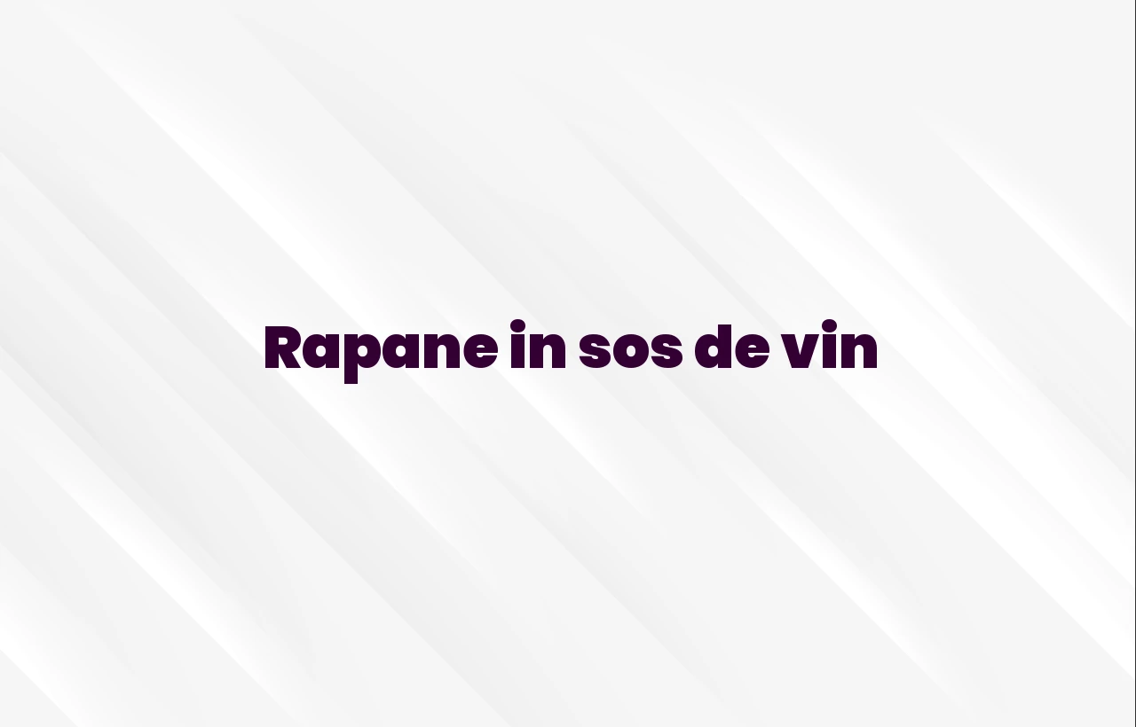 Rapane in sos de vin