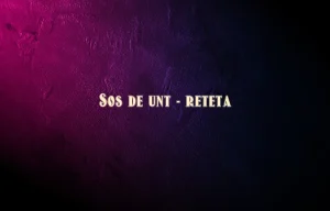 sos de unt reteta
