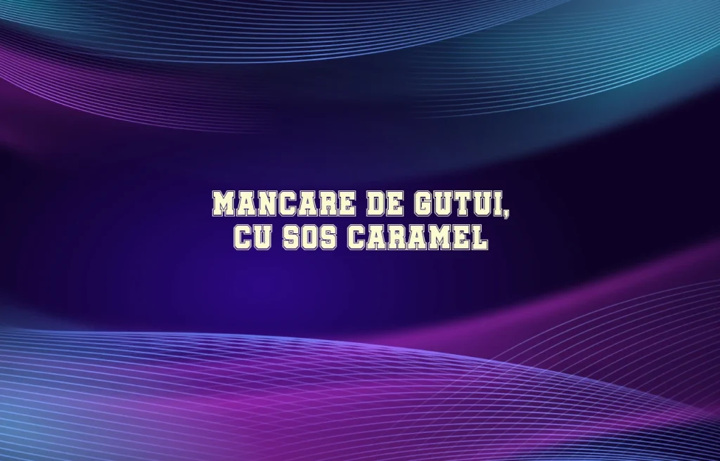 mancare de gutui cu sos caramel
