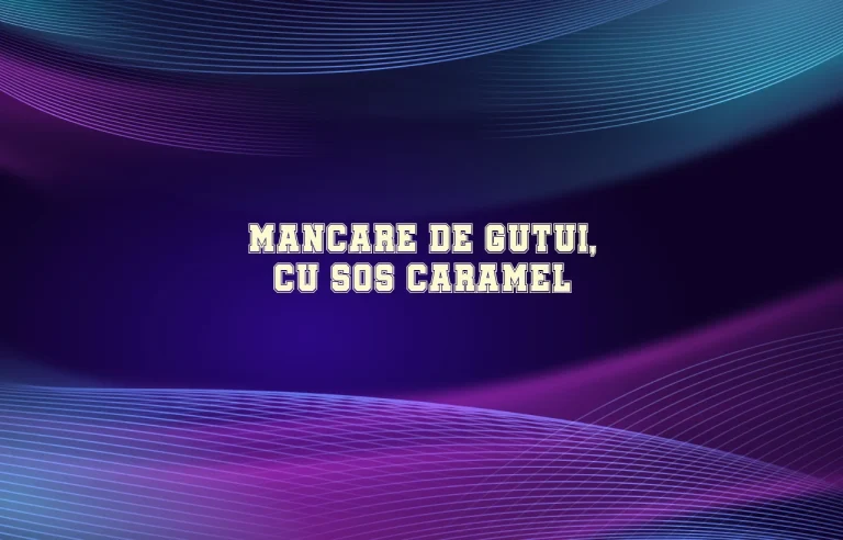 mancare de gutui cu sos caramel