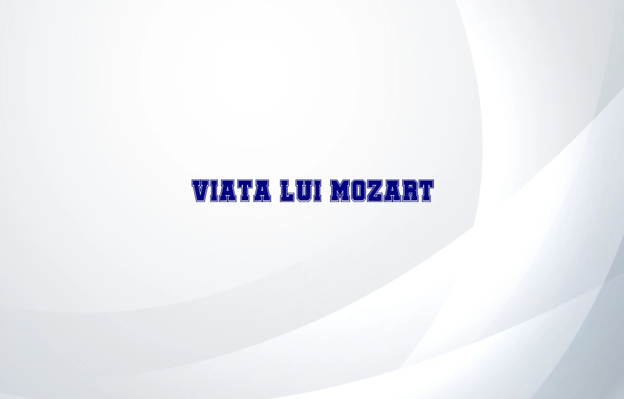 viata lui mozart