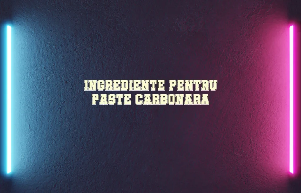 ingrediente paste carbonara