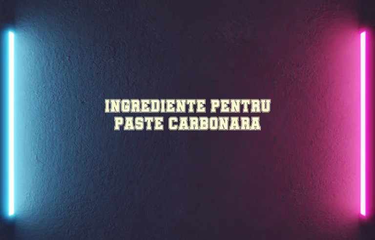 ingrediente paste carbonara