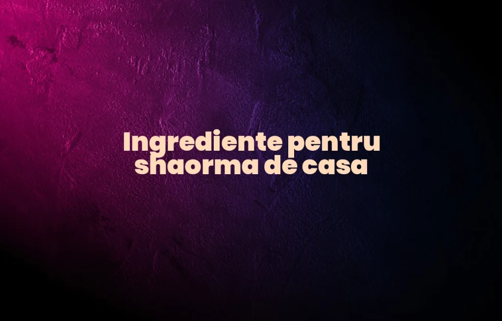 ingrediente shaorma de casa