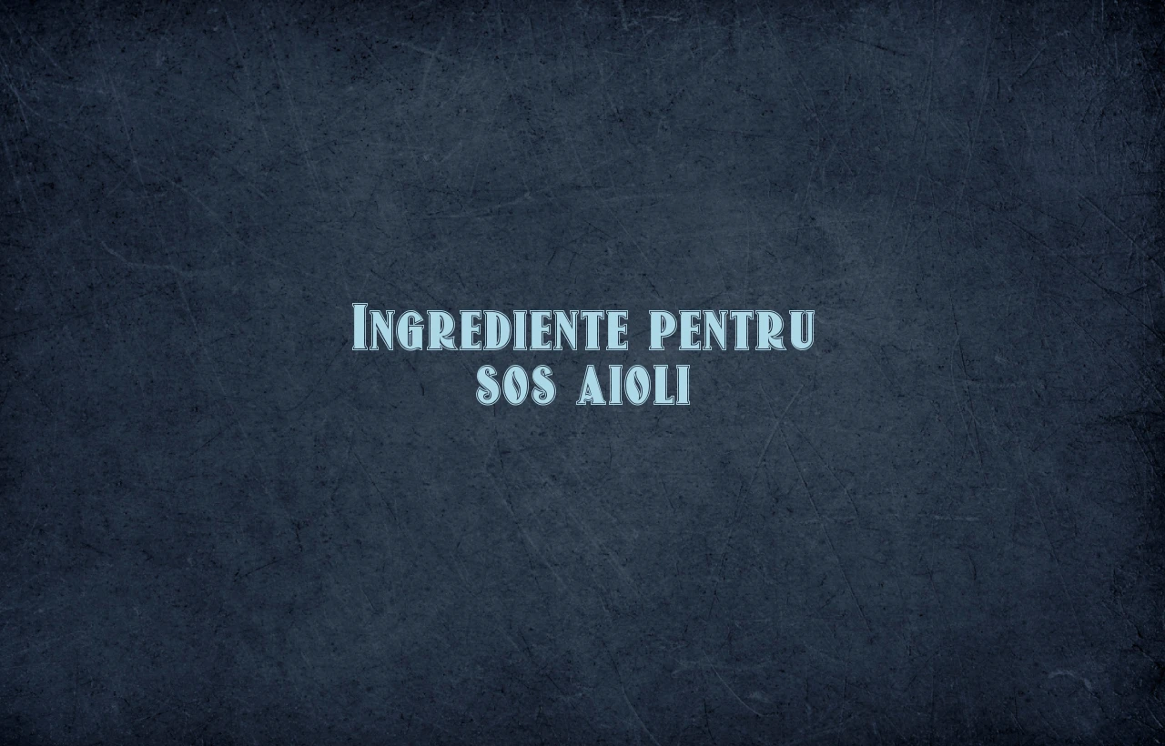 sos aioli ingrediente