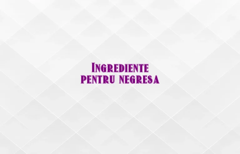 negresa ingrediente