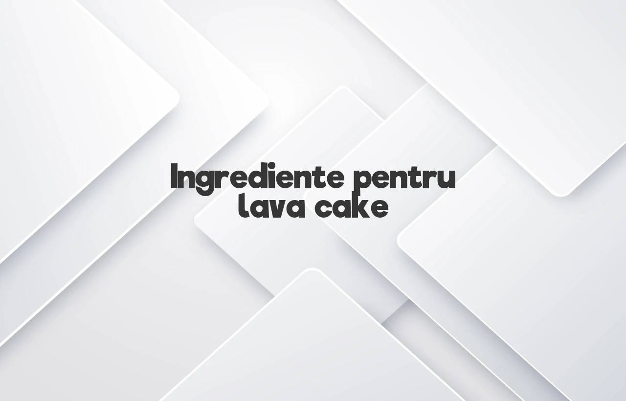 ingrediente lava cake