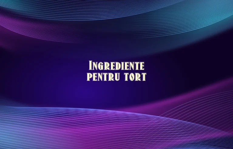 ingrediente tort