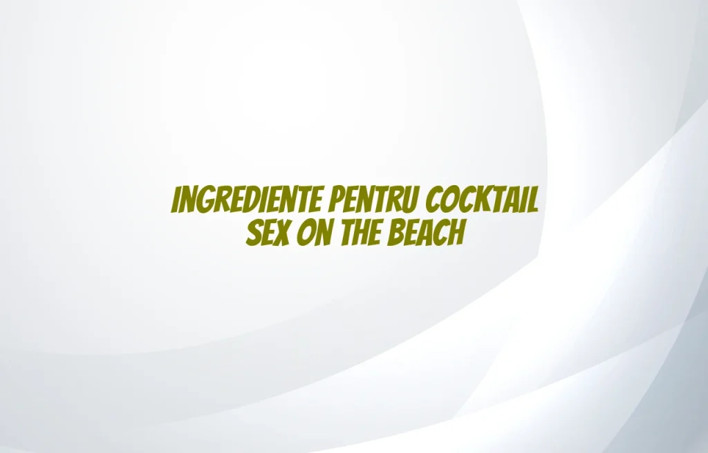sex on the beach ingrediente