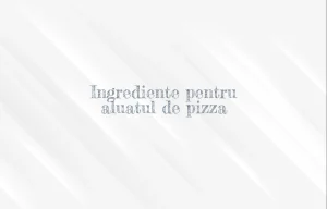 ingrediente aluat pizza