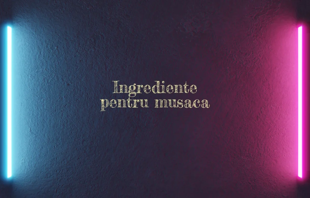 musaca ingrediente